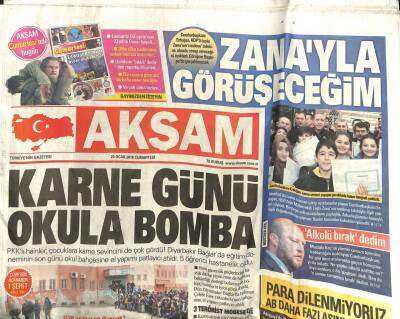 Akşam Gazetesi 23 Ocak 2016 - Mustafa Koça Alkolü Bırak Dedim GZ107733 - 1