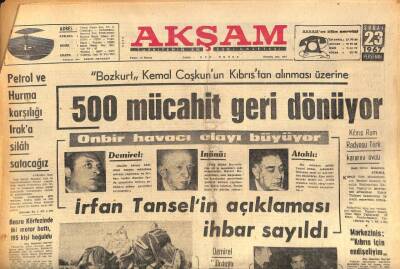 Akşam Gazetesi 23 Şubat 1967 - Petrol Ve Hurma Karşılığı Iraka Silah Satacağız GZ86667 - 1