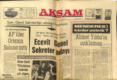 Akşam Gazetesi 24 Ekim 1966 - Galatasaray Göztepeye 2 - 1 Yenildi GZ97629 - 1