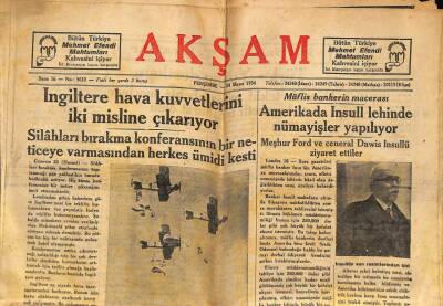 Akşam Gazetesi 24 Mayıs 1934 - İngiltere Hava Kuvvetlerini İki Misline Çıkarıyor GZ92483 - 1