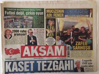 Akşam Gazetesi 24 Mayıs 2011 - Kaset Tezgahı Ters Tepiyor GZ22095 - 1