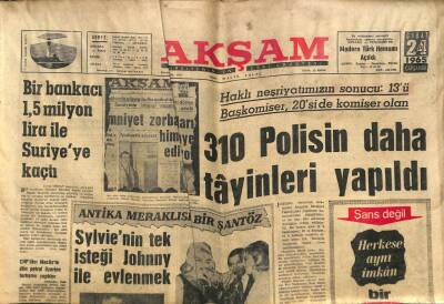 Akşam Gazetesi 24 Şubat 1965 - 810 Kişi Kızamıktan Ölüm Tehlikesi İçinde GZ87805 - 1