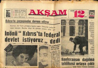 Akşam Gazetesi 25 Ocak 1964 - Afyon Kaçakçıları Polisi Dolandırdı GZ87687 - 1