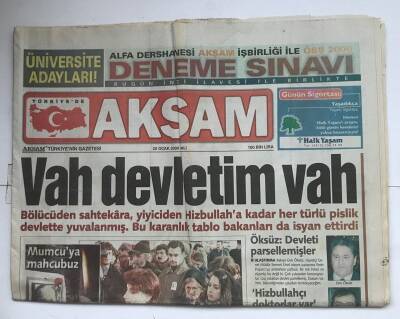 Akşam Gazetesi 25 Ocak 2000 - Ankarada Uçak Düştü 4 Kişi Öldü GZ7072 - 1