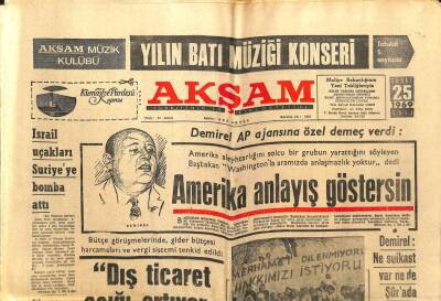 Akşam Gazetesi - 25 Şubat 1969 - Köylü Şırnak İlçesini Ablukaya Aldı GZ99781 - 1