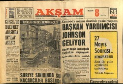Akşam Gazetesi 26 Ağustos 1962 - Düzcede 4 Kişilik Bir Aile Yanarak Öldü GZ60639 - 2