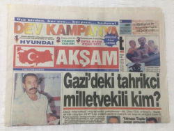 Akşam Gazetesi 26 Haziran 1995 - Sezen Aksu Ve Tarkan Bostancı Gösteri Merkezinde - GZ17474 - 2