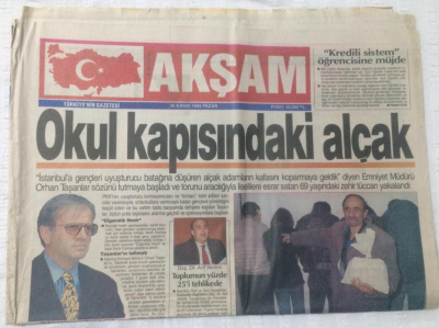 Akşam Gazetesi 26 Kasım 1995 - Baykalda Siyasi Ahlak Yasası,Saddam Türkmenleri Sürüyor - GZ17479 - 1