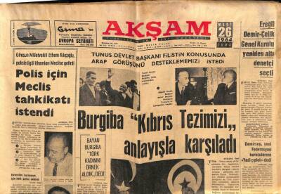 Akşam Gazetesi 26 Mart 1964 - Belçikalı Fabrikatörün Kızı Türk İşçisine Kaçtı GZ87719 - 1