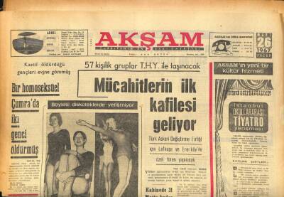 Akşam Gazetesi 26 Mart 1967 - Hindistanda Ekmeğe Fare Zehiri Süren Bir Anne Açlık Çeken 4 Çocuğunu Öldürdü GZ86792 - 1