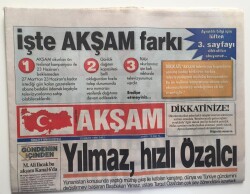 Akşam Gazetesi 26 Mart 1996 - Başbakan Yılmaz Ustası Turgut Özaldan Çok Şey Öğrendiğini İspatladı GZ6505 - 2
