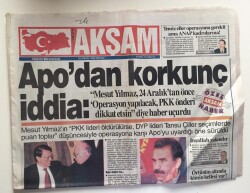 Akşam Gazetesi 26 Mayıs 1996 - Apodan Korkunç İddia GZ6523 - 2