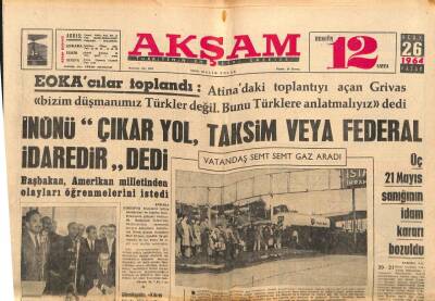 Akşam Gazetesi 26 Ocak 1964 - Aktör Suphi Kanerin İki Çocuğu da Kaderlerine Terk Edildi GZ87664 - 1