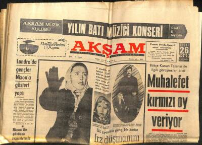 Akşam Gazetesi - 26 Şubat 1969 - Irz Düşmanını Balta İle Kesti GZ99782 - 1