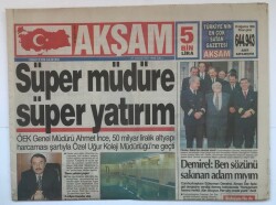 Akşam Gazetesi 27 Ağustos 1996 - Demirel Ben Sözünü Sakınan Adam Mıyım GZ2599 - 1