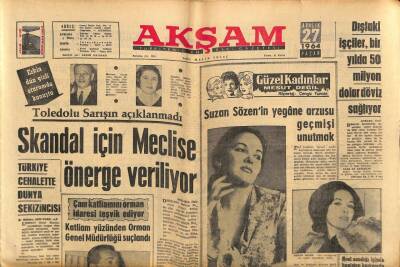 Akşam Gazetesi 27 Aralık 1964 - Rus Kaptan , Yalıda Ölenler İçin 975 Bin Lira Ödeyecek GZ60494 - 2