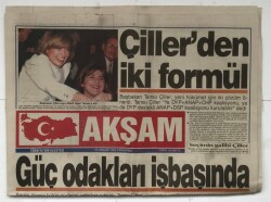 Akşam Gazetesi 27 Aralık 1995 - Çillerden İki Formül GZ5620 - 2
