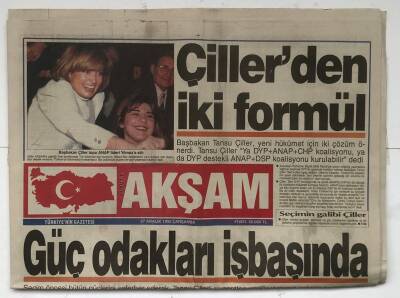 Akşam Gazetesi 27 Aralık 1995 - Çillerden İki Formül GZ5620 - 2