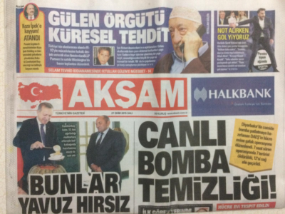 Akşam Gazetesi 27 Ekim 2015 - Koza İpeke Kayyum Atandı GZ27870 - 1
