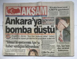 Akşam Gazetesi 27 Mayıs 1996 - Ankaraya Bomba Düştü GZ7094 - 1