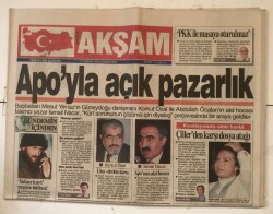 Akşam Gazetesi 27 Nisan 1996 - 500 Trilyonluk Yağma GZ7237 - 2