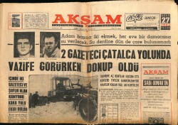 Akşam Gazetesi 27 Ocak 1963 - Kıbrısta Üç Türk Dün Tevkif Edildi GZ60431 - 1