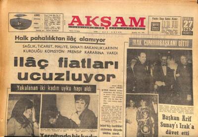 Akşam Gazetesi 27 Şubat 1967 - Ahmet Demirin Bir Suistimali Daha Tesbit Edildi GZ86669 - 1