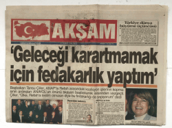 Akşam Gazetesi 27 Şubat 1996 - Koç , Türkiyeye Vasiyet Bıraktı GZ5703 - 2