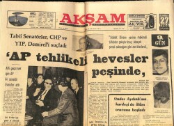 Akşam Gazetesi 27 Temmuz 1966 - Necla Ateş Adanada Aşk Hayatı Yaşıyormuş GZ72263 - 1