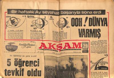 Akşam Gazetesi 28 Aralık 1968 - Çukurovada Sel Baskınından Ölü Sayısı 23e Çıktı GZ92451 - 1