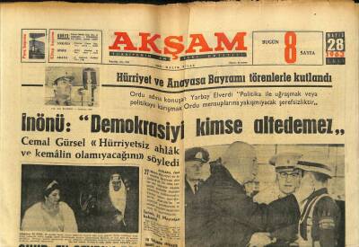 Akşam Gazetesi 28 Mayıs 1963 - Ünlü İngiliz Artisti N. Wisdom İzmire Geldi GZ77279 - 1