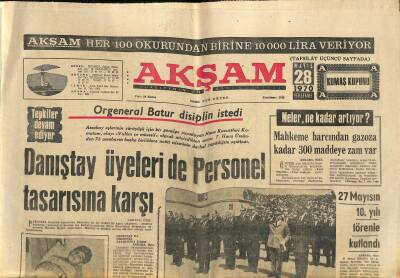 Akşam Gazetesi 28 Mayıs 1970 - Fabrikatör Sabuncu Ve Horoz Hikayesi !.. GZ115208 - 1