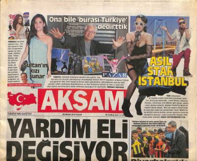 Akşam Gazetesi 28 Nisan 2013 - ABD Basını THY Dünyanın En İyi 13. Havayolu Şirketi GZ106042 - 1