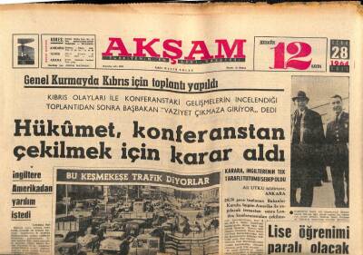 Akşam Gazetesi 28 Ocak 1964 - Öztürk Serengil Beyaz Perdenin Kralı Ayhan Işıka Rest Çekti GZ87666 - 1