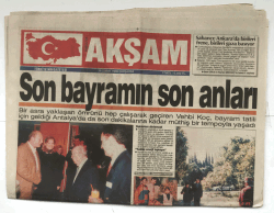 Akşam Gazetesi 28 Şubat 1996 - Avrupa Türkiyeden Hükümet Bekliyor GZ5705 - 1