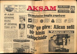 Akşam Gazetesi 29 Ağustos 1965 - Bir Türk Ailesi Tekne İle Dünya Turuna Çıktı GZ60417 - 1