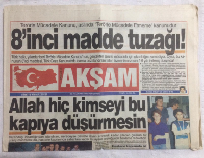 Akşam Gazetesi 29 Haziran 1995 - Müjde Ar Şeker Hastalığı Yüzünden Çocuk Sahibi Olamadı - GZ17657 - 2