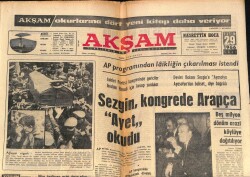 Akşam Gazetesi 29 Kasım 1966 - AP Programından Laikliğin Çıkarılması İstendi GZ72279 - 1