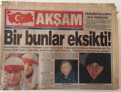 Akşam Gazetesi 29 Kasım 1995 - Gençliği Öldürülen Düşman Uyuşturucu GZ18507 - 1