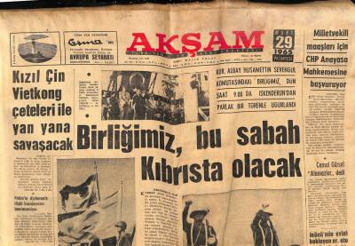 Akşam Gazetesi 29 Mart 1965 - Barselonada İki Fakülte Kapatıldı GZ87722 - 1
