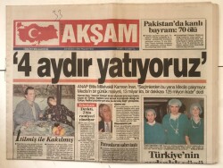 Akşam Gazetesi 29 Nisan 1996 - Pakistanda Kanlı Bayram 70 Ölü GZ7232 - 2