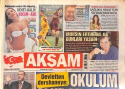 Akşam Gazetesi 29 Nisan 2012 - Sabancı'nın Sergisine İngiltere'den Övgü - Emel Acar , Baştan Yaratıyor GZ160057 - Gökçekoleksiyon