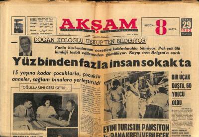 Akşam Gazetesi 29 Temmuz 1963 - CHP Kongresinde Gülek Alkışlandı GZ87740 - 1
