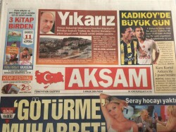 Akşam Gazetesi 3 Aralık 2006-Prof.Ali Atıf Biri Seray Sever Yaktı GZ45211 - 1