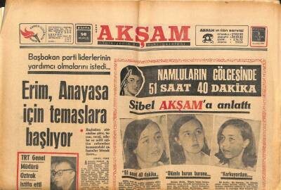 Akşam Gazetesi 3 Haziran 1971 - Sophia Lorenin Ailesi İle Musolini Ailesi Dövüştü GZ102756 - 1