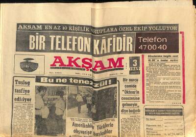 Akşam Gazetesi 3 Mayıs 1969 - Ankaragücünün Hedefi Namağlup Şampiyonluk GZ117291 - 1