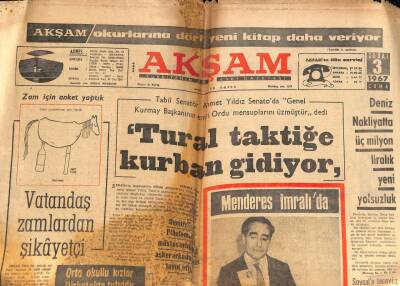 Akşam Gazetesi 3 Şubat 1967 - Deniz Nakliyatta Üç Milyon Liralık Yeni Yolsuzluk GZ72280 - 2