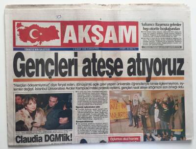 Akşam Gazetesi 3 Şubat 1996 -Sabancı Başımıza Gelenler Hep Otorite Boşluğundan Kaynaklanıyor GZ6507 - 2