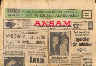 Akşam Gazetesi 3 Temmuz 1968 - Beşiktaş , Yugoslav Santrhaf Arıyor GZ119237 - 1
