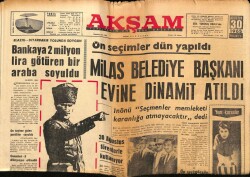 Akşam Gazetesi 30 Ağustos 1965 - Ön Seçimler Dün Yapıldı GZ60418 - 2